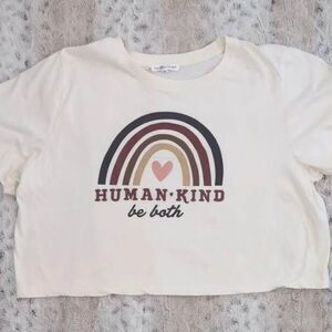 Women’s XL Love & Lazy Days Graphic Crop Top